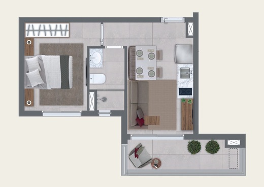 Planta 1 dorm - 35,08m�