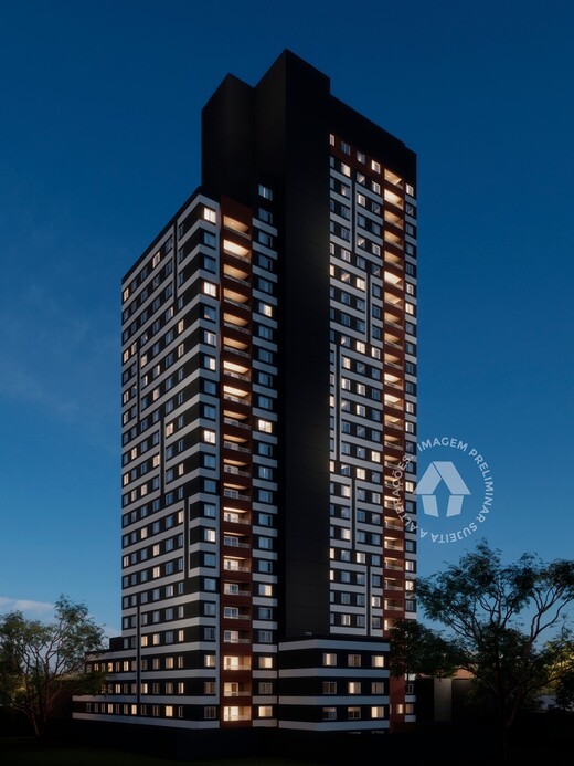Conheça Fachada do imóvel - Studio 1 quarto Lançamento Metrocasa Campo Belo - NR - São Paulo,SP Jardim Aeroporto, à venda - R$ 250.800 - II-37228-58661 - 1 Fachada - 1