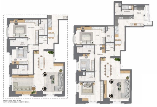 Planta 15 - 3 dorm 171 12m²