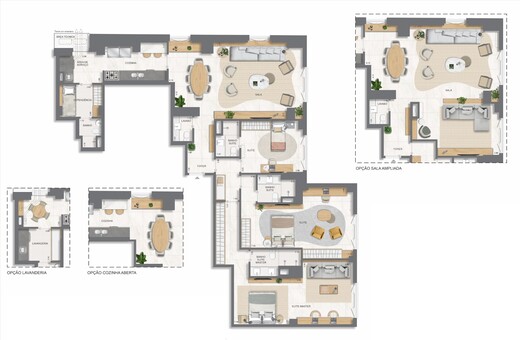 Planta 20 - 3 dorm 184 31m²