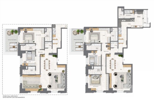 Planta 24 - 3 dorm 185 87m²
