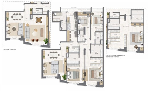 Planta 26 - 4 dorm 188 30m²