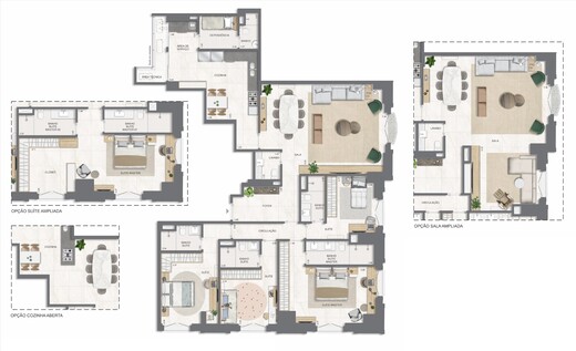 Planta 30 - 4 dorm 193 49m²
