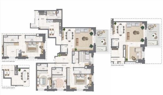 Planta 33 - 4 dorm 208 67m²