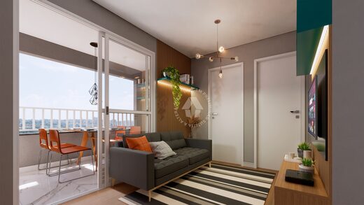 Conheça Living do imóvel - Apartamento 2 quartos Lançamento Metrocasa Jaçanã II - NR - São Paulo,SP Jaçanã, à venda - R$ 303.283 - II-44463-68618 - 5 Living - 5