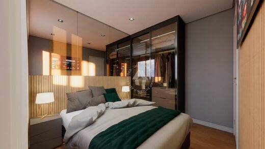 Conheça Dormitorio do imóvel - Apartamento 2 quartos Lançamento Metrocasa Jaçanã II - NR - São Paulo,SP Jaçanã, à venda - R$ 303.283 - II-44463-68618 - 7 Dormitorio - 7