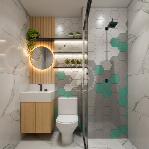 Conheça Banheiro do imóvel - Apartamento 2 quartos Lançamento Metrocasa Jaçanã II - NR - São Paulo,SP Jaçanã, à venda - R$ 303.283 - II-44463-68618 - 9 Banheiro - 9