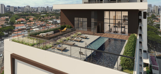 Conheça Voo de passaro do imóvel - Studio 1 quarto Lançamento Inside Brooklin - São Paulo,SP Brooklin Paulista, à venda - R$ 371.158 - II-48313-74252 - 13 Voo de passaro - 13