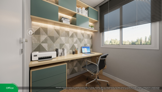 Conheça Office do imóvel - Studio 1 quarto Lançamento Metrocasa Estação Sacomã - NR - São Paulo,SP Sacomã, à venda - R$ 241.666 - II-48554-74727 - 17 Office - 17