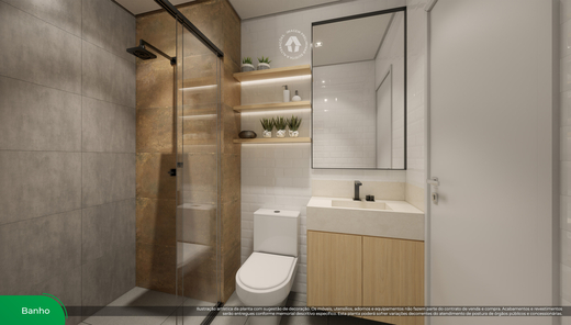 Conheça Banheiro do imóvel - Studio 1 quarto Lançamento Metrocasa Estação Sacomã - NR - São Paulo,SP Sacomã, à venda - R$ 241.666 - II-48554-74727 - 20 Banheiro - 20