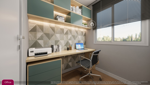Conheça Office do imóvel - Studio 1 quarto Lançamento Metrocasa Estação Pirituba - NR - São Paulo,SP Vila Pereira Barreto, à venda - R$ 221.100 - II-48556-74742 - 16 Office - 16