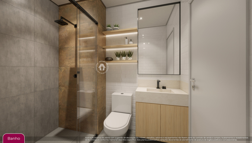 Conheça Banheiro do imóvel - Studio 1 quarto Lançamento Metrocasa Estação Pirituba - NR - São Paulo,SP Vila Pereira Barreto, à venda - R$ 221.100 - II-48556-74742 - 18 Banheiro - 18