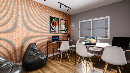 Conheça Coworking do imóvel - Studio 1 quarto Lançamento Metrocasa Estação Pirituba - NR - São Paulo,SP Vila Pereira Barreto, à venda - R$ 221.100 - II-48556-74742 - 24 Coworking - 24