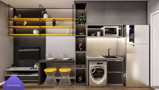 Cobertura, 1 quarto, 67 m² - Foto 4