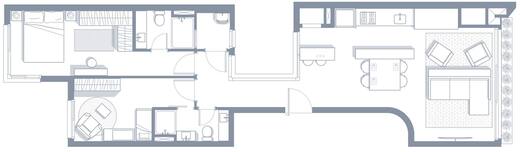 Planta 02 - 2 dorm 88,16m²