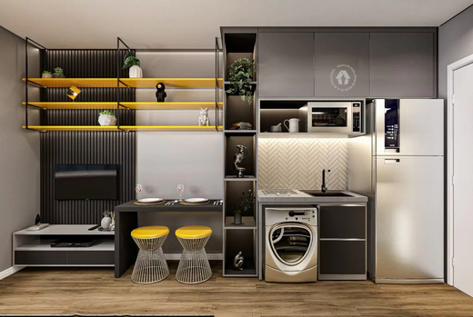 Apartamento à venda com 1 quarto, 28m² - Foto 7