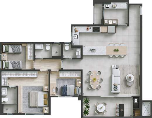 Planta 11 - 3 dorm 121m