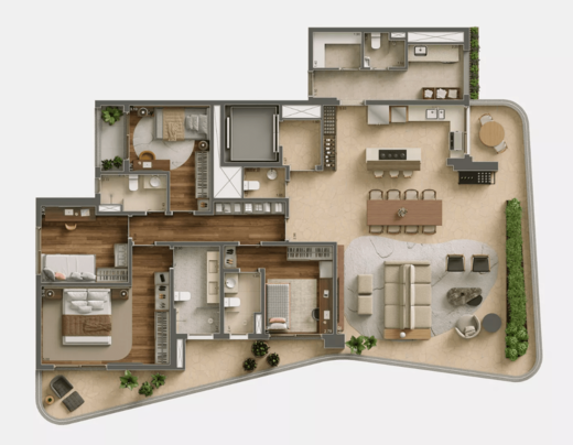 Planta 05 - 4 dorm 226m�