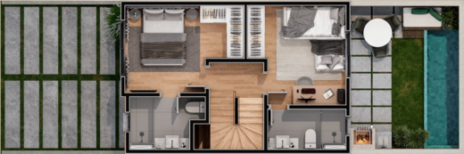 Planta 02 - 2 dorm 150m� - 2 pavimento