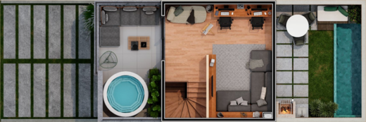 Planta 03 - 2 dorm 150m� - 2 pavimento - op��o