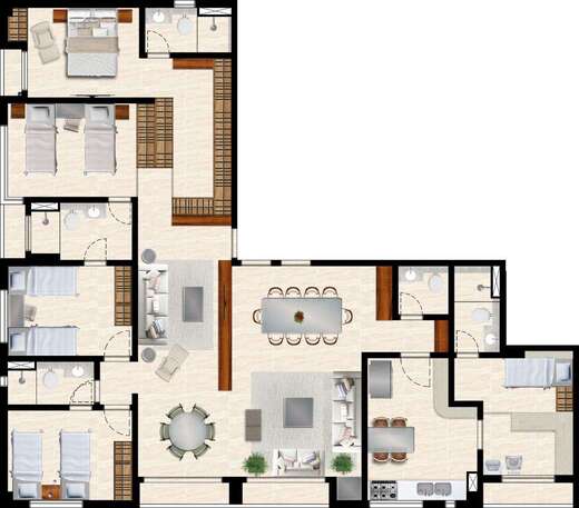 Planta 07 - 4 dorm 150m