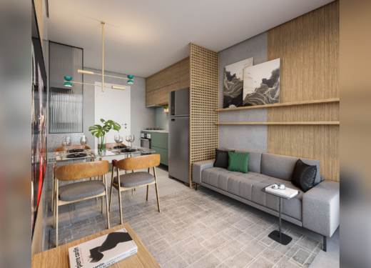 Apartamento, 2 quartos, 34 m² - Foto 2