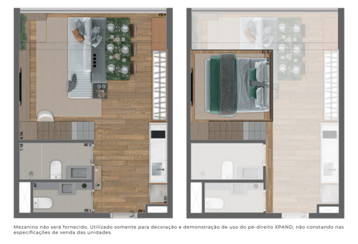 Planta - 1 dorm XPAND 35m�