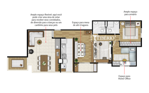 Planta 04 - 2 dorm 88m - cobertura