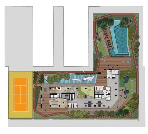 Implanta��o primeiro pavimento