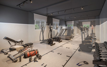 Conheça 152 fitness do imóvel - Apartamento 2 quartos à venda São Paulo,SP Campo Limpo - R$ 387.990 - II-84629-134857 - 4 152 fitness - 4