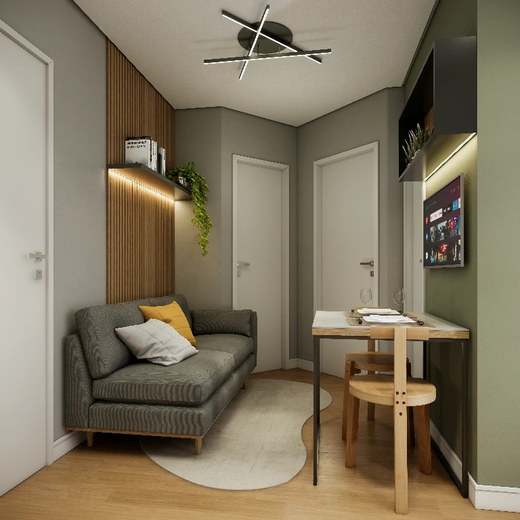 Apartamento à venda com 1 quarto, 26m² - Foto 4