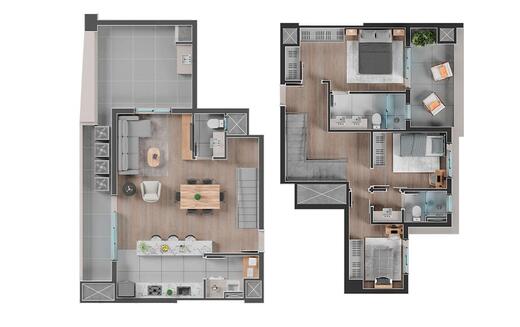 Planta 13 - 3 dorm 135,21m - duplex
