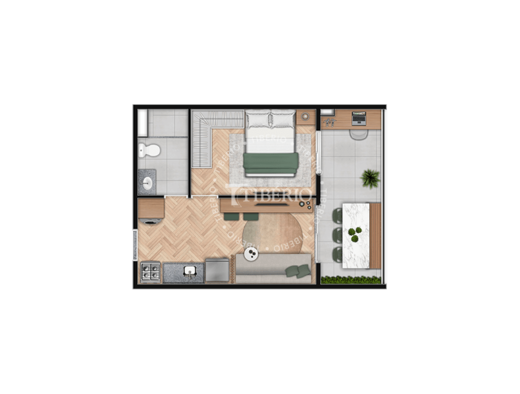 Planta 06 - 1 dorm 35,92m