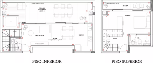 Planta 10 - 1 dorm 87m - duplex