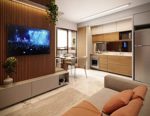 Apartamento, 2 quartos, 46 m² - Foto 3