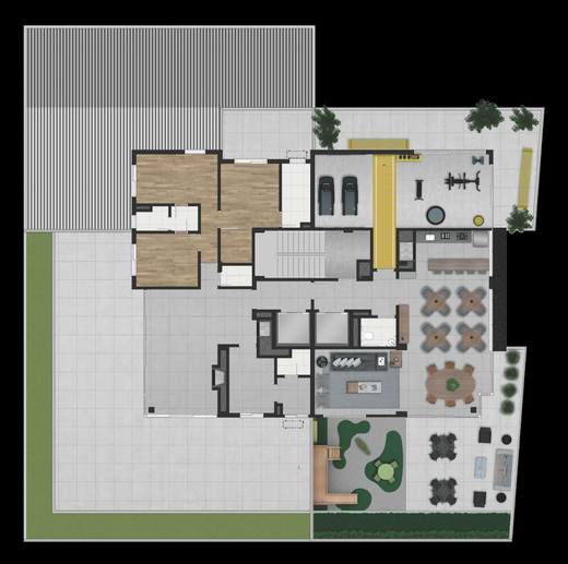 Implanta��o segundo pavimento