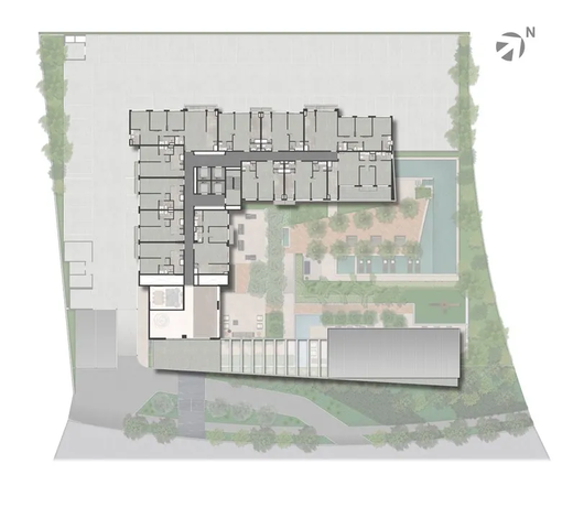 Implanta��o pavimento tipo