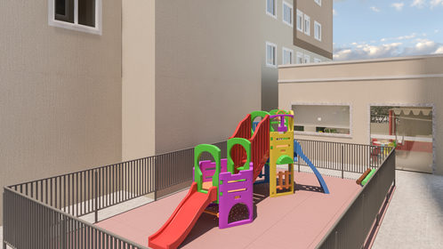 Conheça 250 playground do imóvel - Apartamento 2 quartos Lançamento Olímpia - Fase 2 - Osasco,SP Santa Maria, à venda - R$ 274.990 - II-86118-135178 - 8 250 playground - 8