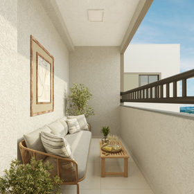 Conheça 060 terraço do imóvel - Apartamento 2 quartos Lançamento Vistabela Residence - Fase 2 - Vargem Grande Paulista,SP Parque Santo Afonso, à venda - R$ 281.328 - II-86120-135182 - 4 060 terraço - 4