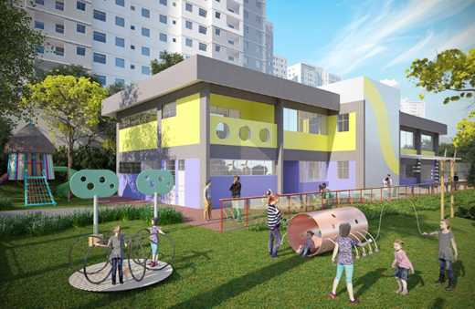 Conheça Creche do empreendimento - Fachada - Grand Reserva Paulista - Spazio Rio Bonito - 918 - 7 Creche - Fachada - Grand Reserva Paulista - Spazio Rio Bonito - 918 - 7