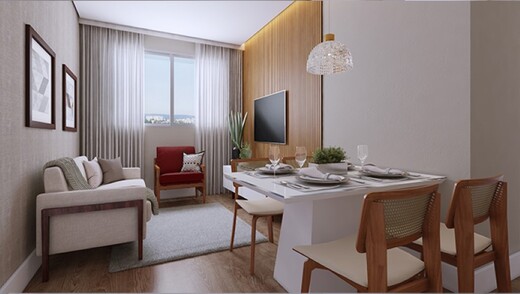 Conheça Living do empreendimento - Fachada - Potiguara - 1015 - 5 Living - Fachada - Potiguara - 1015 - 5