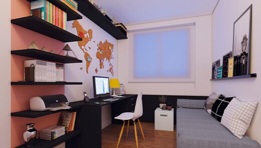 Conheça Dormitorio do empreendimento - Fachada - Potiguara - 1015 - 8 Dormitorio - Fachada - Potiguara - 1015 - 8