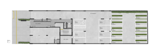 Pavimento 1 - garagem