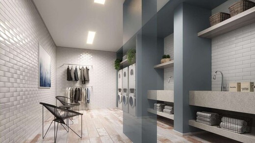 Conheça Lavanderia do imóvel - Studio à venda Rua Otávio Tarquínio de Sousa,Campo Belo, Zona Sul,São Paulo - R$ 378.751 - II-18657-31115 - 8 Lavanderia - Studio à venda Rua Otávio Tarquínio de Sousa,Campo Belo, Zona Sul,São Paulo - R$ 378.751 - II-18657-31115 - 8