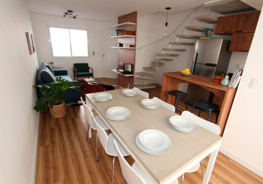Conheça Living do empreendimento - Fachada - Villa Bosque - 981 - 8 Living - Fachada - Villa Bosque - 981 - 8