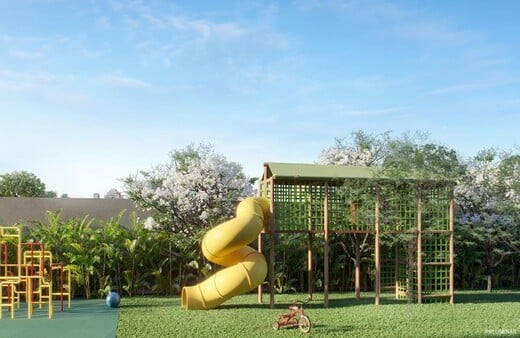 Conheça Playground do empreendimento - Fachada - Haus Mitre Santa Cruz - Residencial - 1104 - 18 Playground - Fachada - Haus Mitre Santa Cruz - Residencial - 1104 - 18