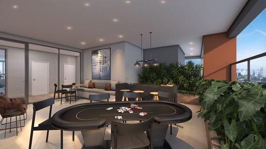 Conheça Sala de jogos adulto do empreendimento - Fachada - Estilo Chácara Santo Antônio Residence - 1004 - 13 Sala de jogos adulto - Fachada - Estilo Chácara Santo Antônio Residence - 1004 - 13