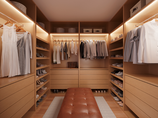 Conheça Closet do empreendimento - Fachada - Casa Peri Jardim Botânico - 172 - 10 Closet - Fachada - Casa Peri Jardim Botânico - 172 - 10
