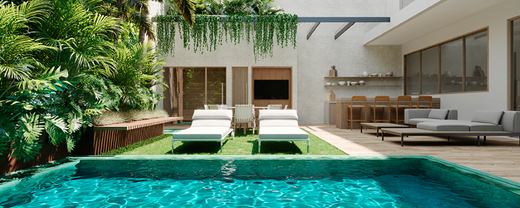 Conheça Piscina do empreendimento - Fachada - Casa Peri Jardim Botânico - 172 - 12 Piscina - Fachada - Casa Peri Jardim Botânico - 172 - 12