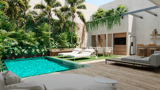 Conheça Piscina do empreendimento - Fachada - Casa Peri Jardim Botânico - 172 - 13 Piscina - Fachada - Casa Peri Jardim Botânico - 172 - 13